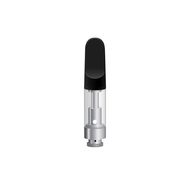 Glass / Metal Ceramic Coil .5ml Cartridge w/ Black Ceramic Mouth Tip